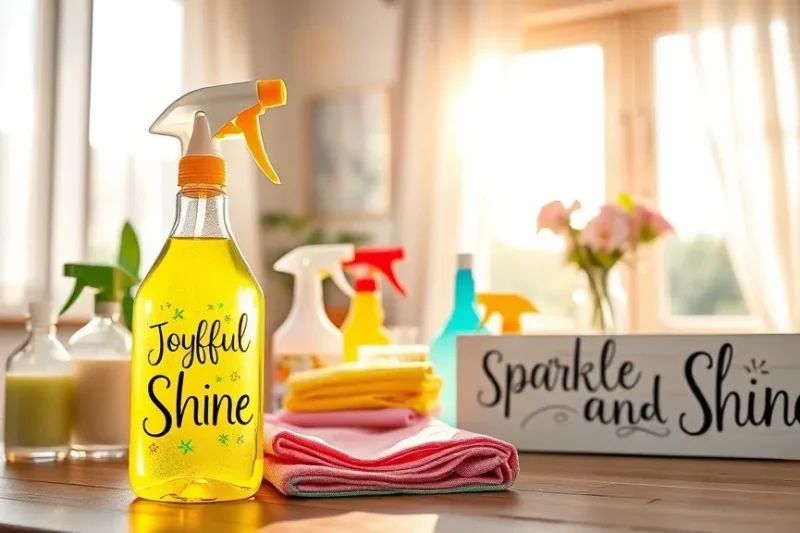 Catchy Cleaning Company Names That Spark Joy